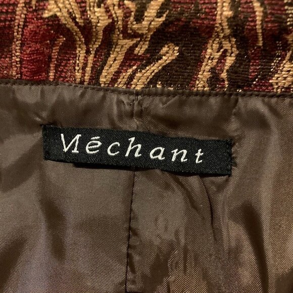 Mechant. Sz Small. Floral Tapestry Button Up Lined Jacket. Long Sleeve. WTC - Picture 7 of 8